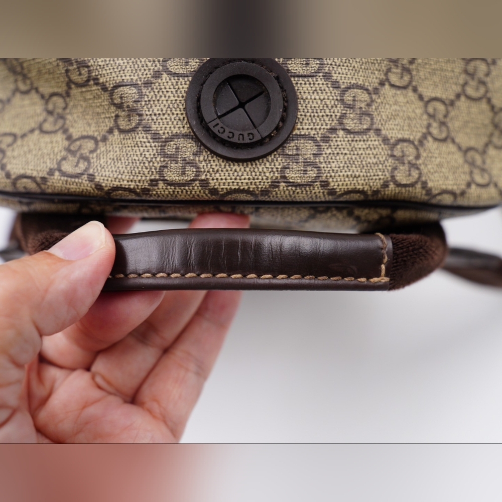❌️❌️SOLD ❌️❌️AV40❤️ GUCCI GG Plus Monogram Interlocking G Backpack - Picture 10 of 14